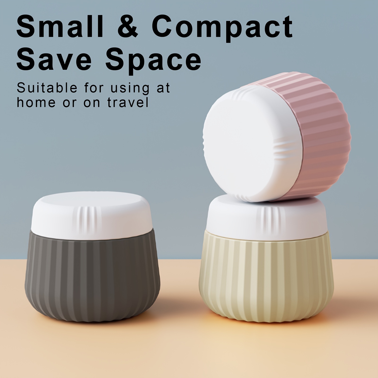 Toiletry Bag Tsa - Toiletry Travel Containers, Silicone Cream Jars