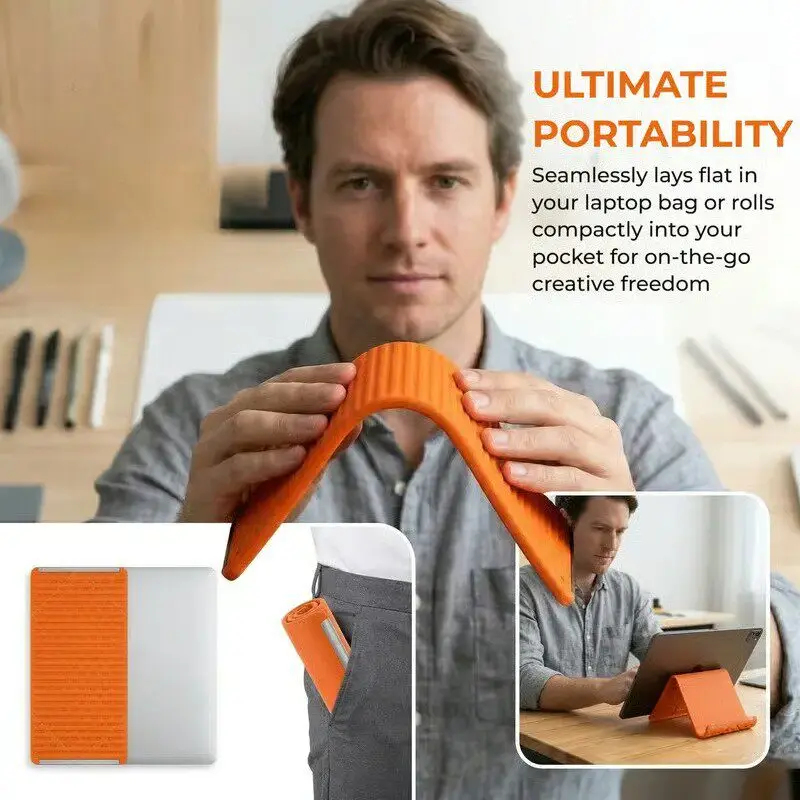 Travel Accessories Iphone - Silicone Foldable Phone Stand Tablets Laptops