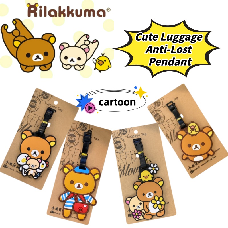 Travel Accessories In Japan - Rilakkuma Creative Personalized Luggage Tag Anti-Lost