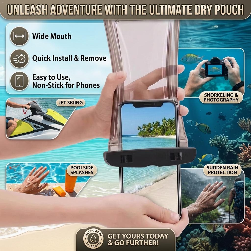 Travel Accessories Iphone - Clear Waterproof Phone Case Dry Bag