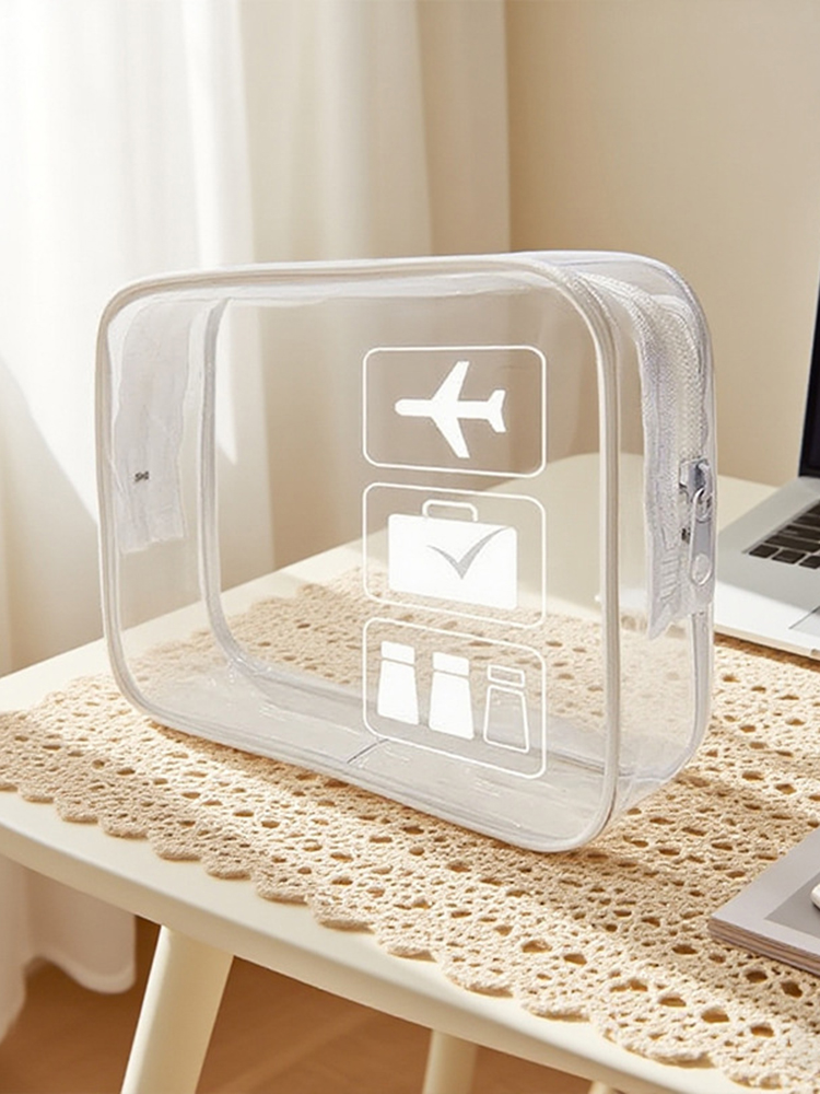 Transparent makeup bag, portab - Toiletry Bag Tsa 评论和价格