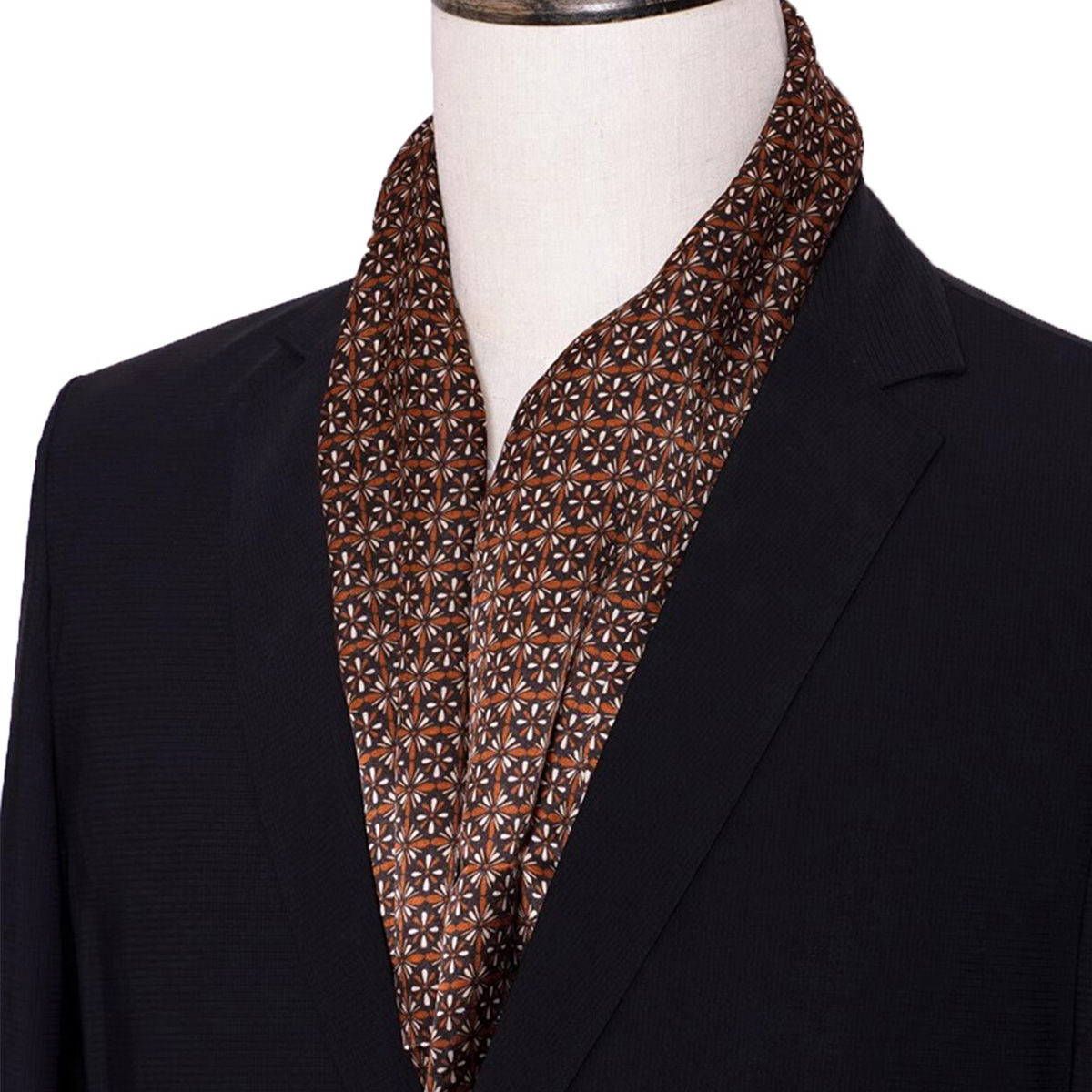 New Men's Stripe Silk Scarf Ho - Travel Accessories For Men 评论和价格