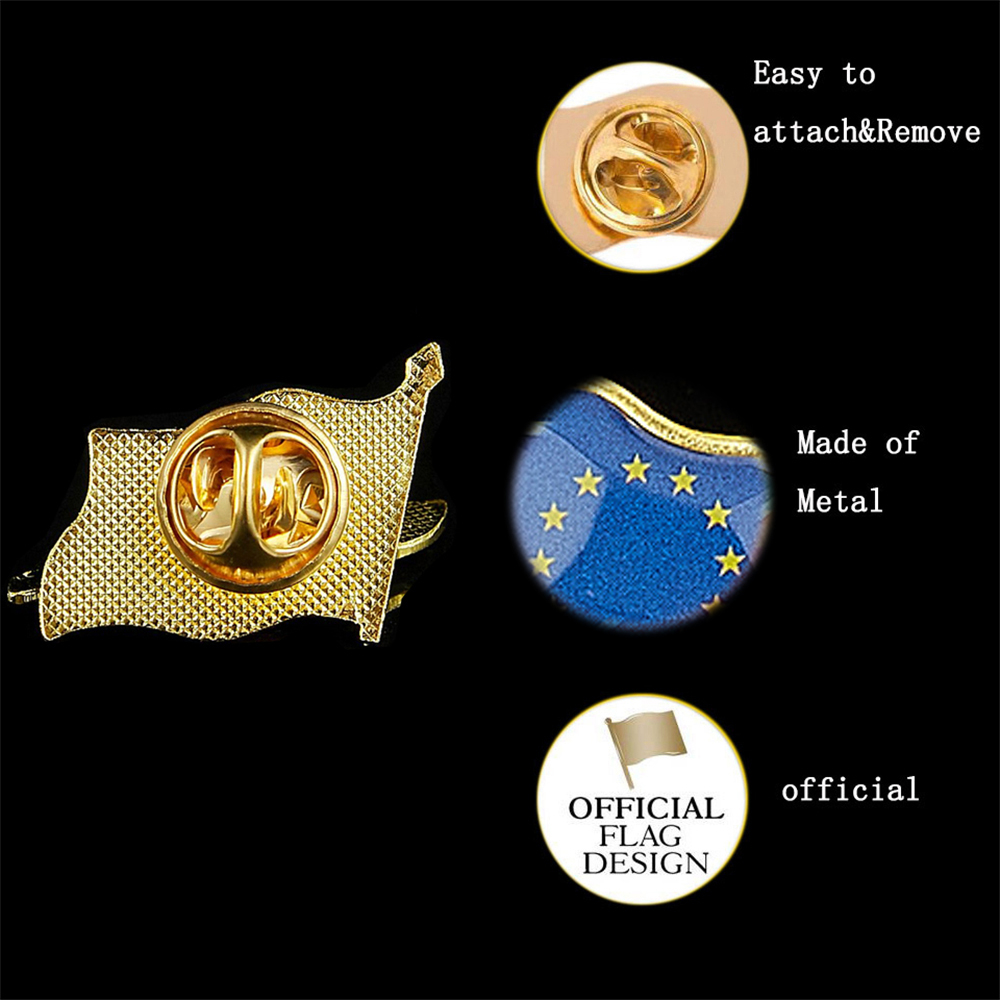 European Union Patriotism Badg - Travel Accessories For Europe 评论和价格