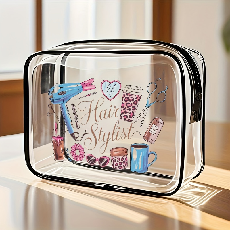 1pc Clear Makeup Bag Transpare - Toiletry Bag Tsa 评论和价格
