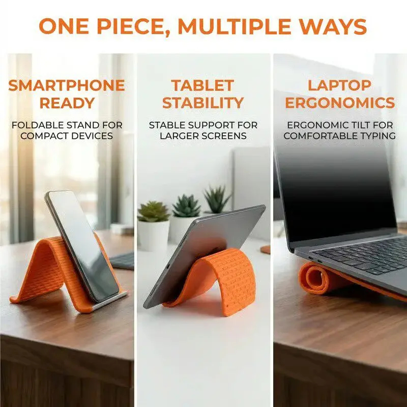 Silicone Foldable Phone Stand  - Travel Accessories Iphone 评论和价格