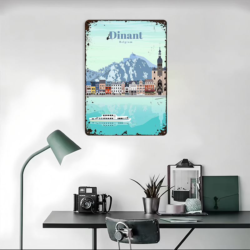 Travel to Dinant Printed Poste - Travel Accessories For Europe 评论和价格