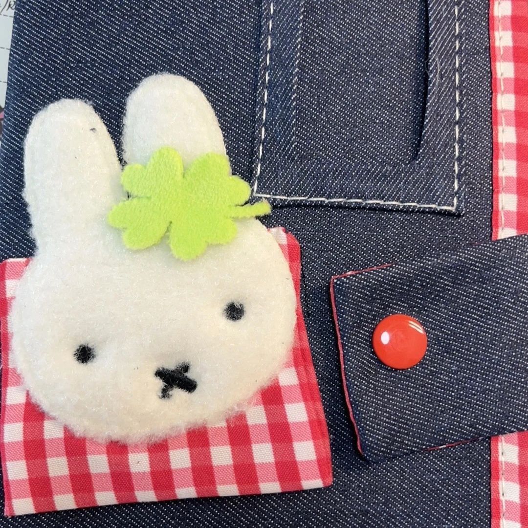 A6 Cute Miffy Rabbit Denim Loo - Travel Journal Accessories 评论和价格