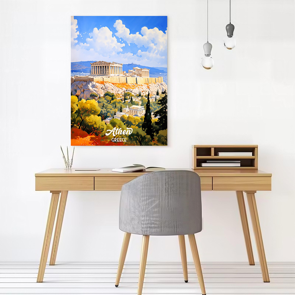 Athens Greece Travel Canvas Po - Travel Accessories Greece 评论和价格