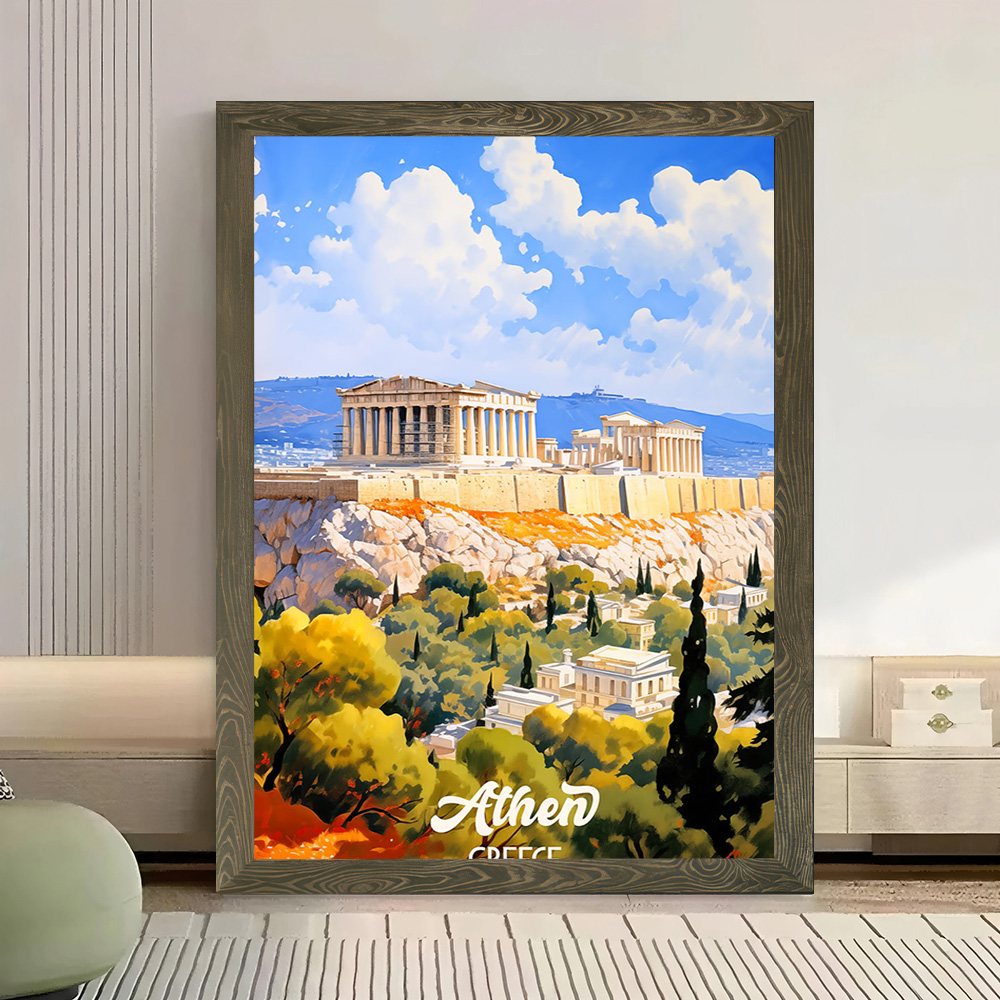 Athens Greece Travel Canvas Po - Travel Accessories Greece 评论和价格