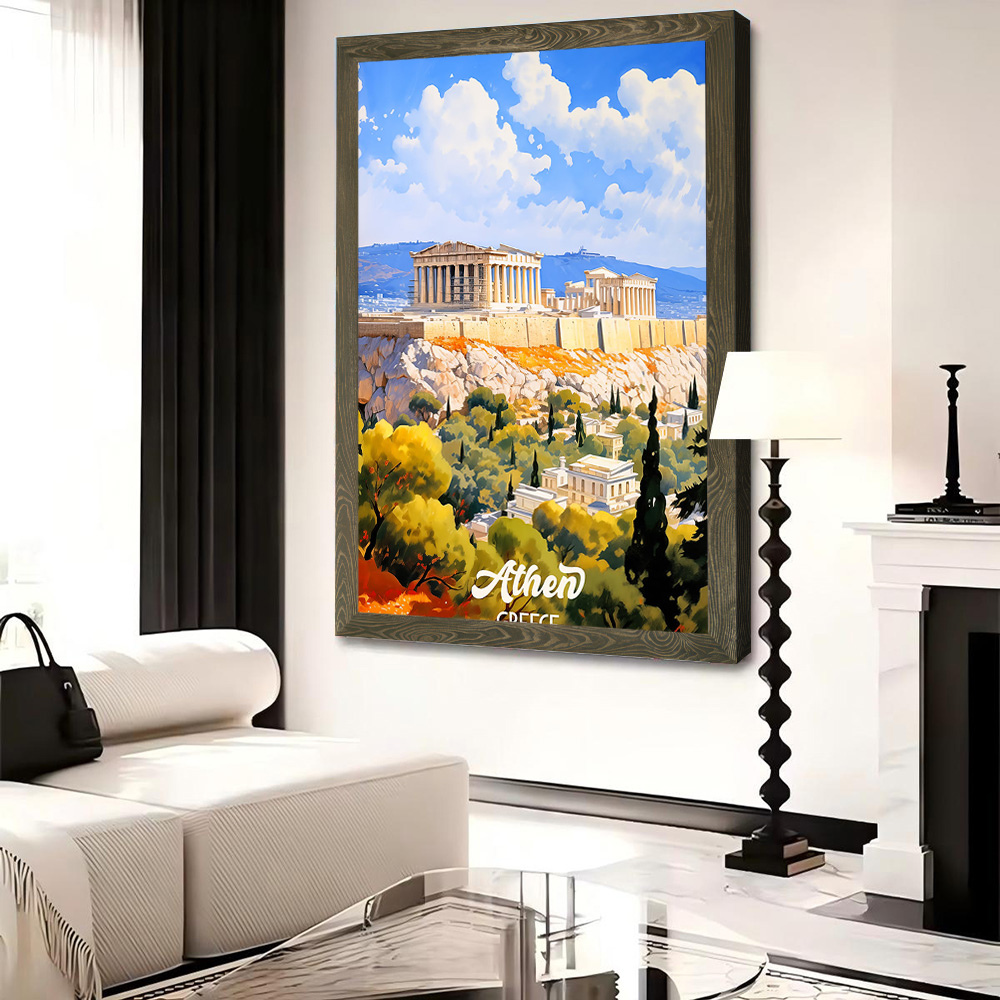 Athens Greece Travel Canvas Po - Travel Accessories Greece 评论和价格