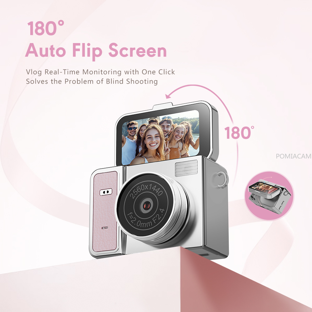 S162 Vlog MINI Camera 2K HD 18 - Travel Video Accessories 评论和价格