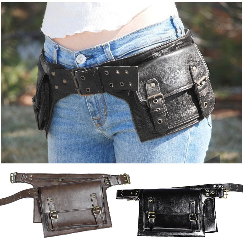 Medieval Steampunk PU Leather  - Travel Accessories For Europe 评论和价格