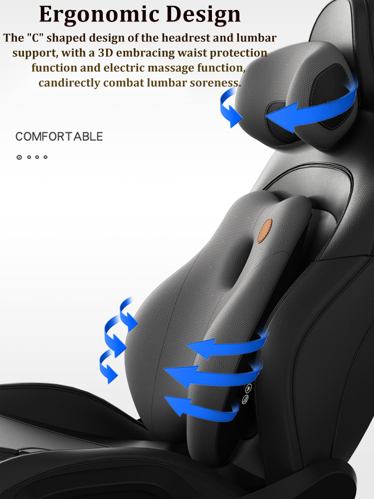 Car Neck Massage Pillow Lumbar - Travel Accessories Neck 评论和价格