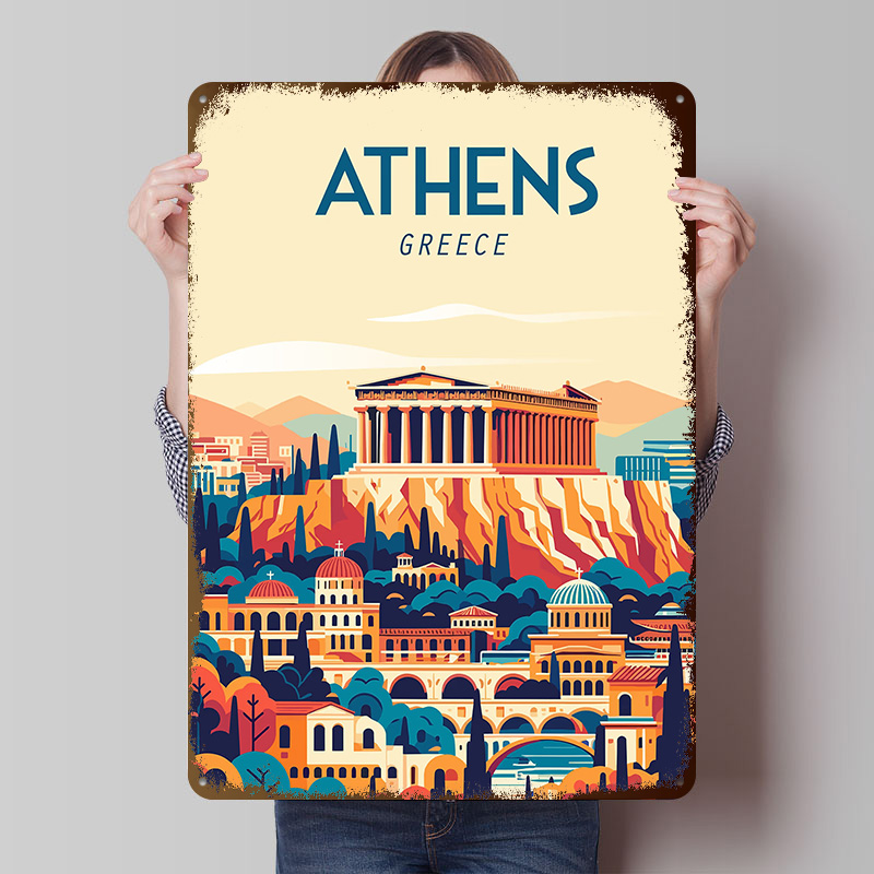 Greece Travel Poster Customize - Travel Accessories Greece 评论和价格