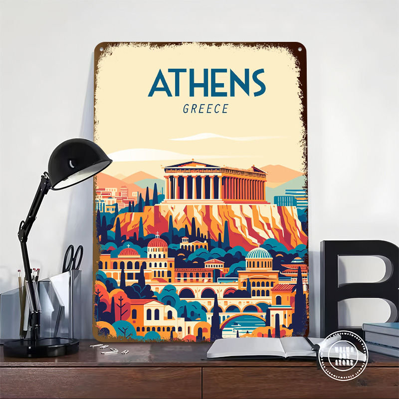 Greece Travel Poster Customize - Travel Accessories Greece 评论和价格