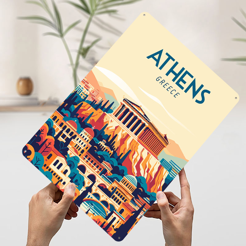 Greece Travel Poster Customize - Travel Accessories Greece 评论和价格