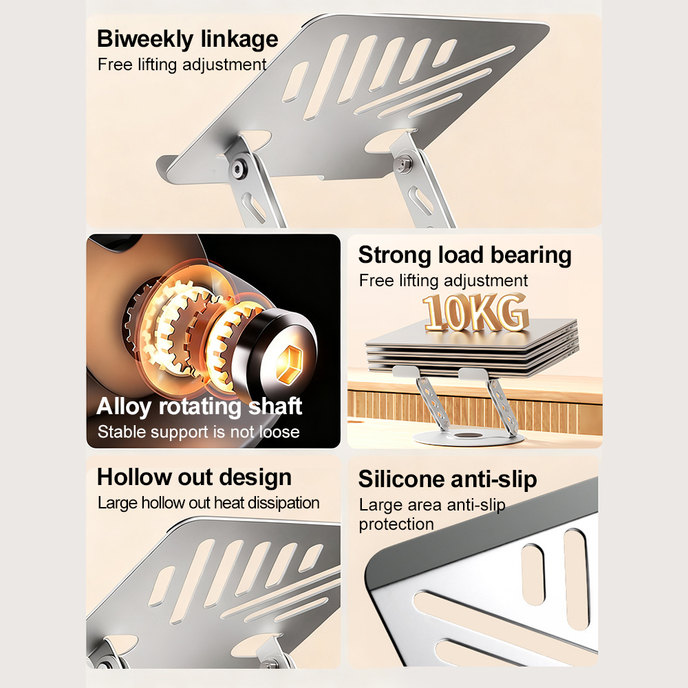360° Rotating Laptop Stand Adj - Travel Journal Accessories 评论和价格