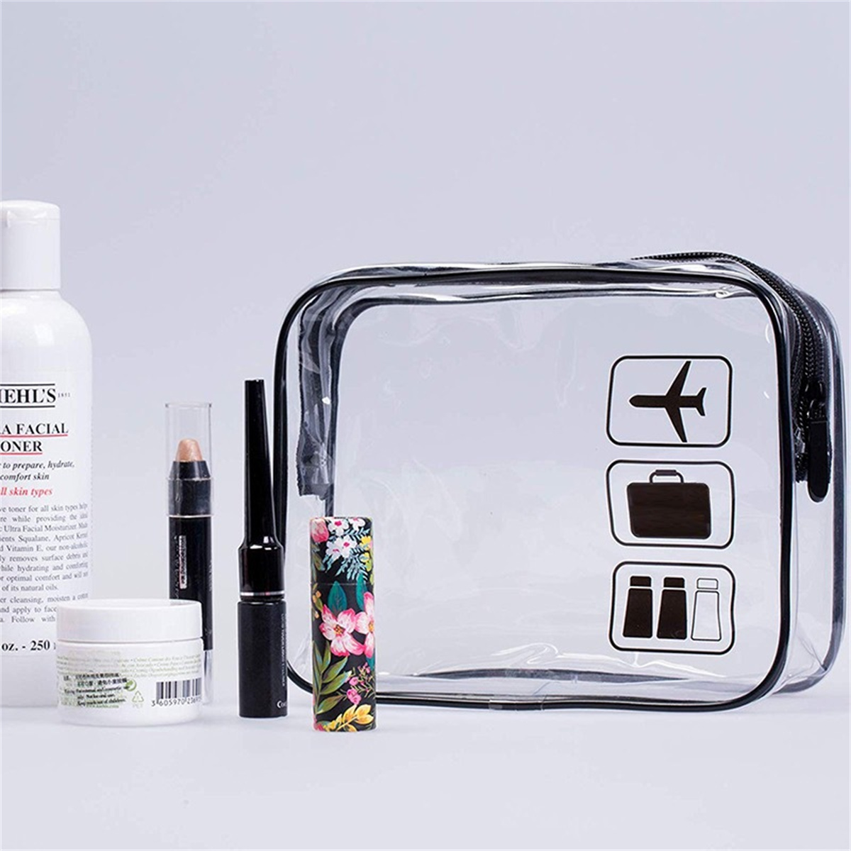 1pc Clear Toiletry TSA Approve - Toiletry Bag Tsa 评论和价格