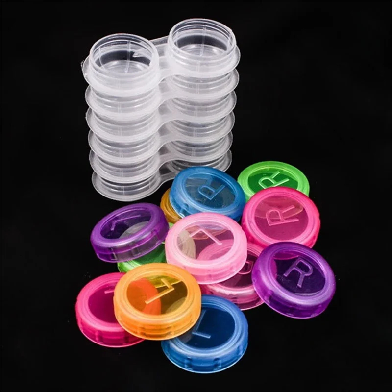 Colorful Clear Contact Lens Ca - Travel Video Accessories 评论和价格