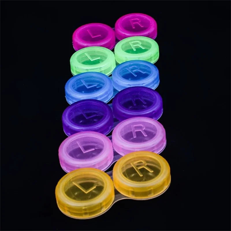 Colorful Clear Contact Lens Ca - Travel Video Accessories 评论和价格