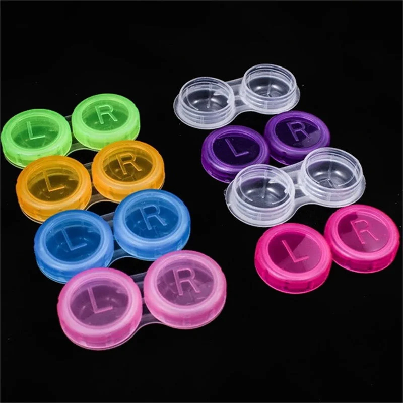 Colorful Clear Contact Lens Ca - Travel Video Accessories 评论和价格