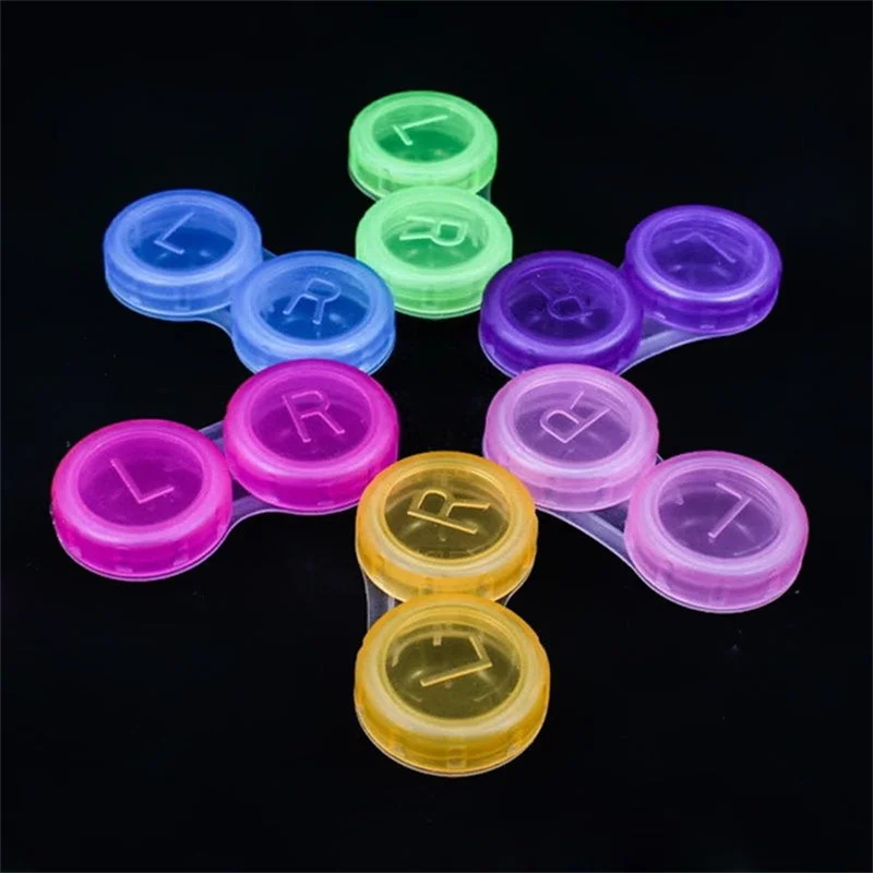 Colorful Clear Contact Lens Ca - Travel Video Accessories 评论和价格