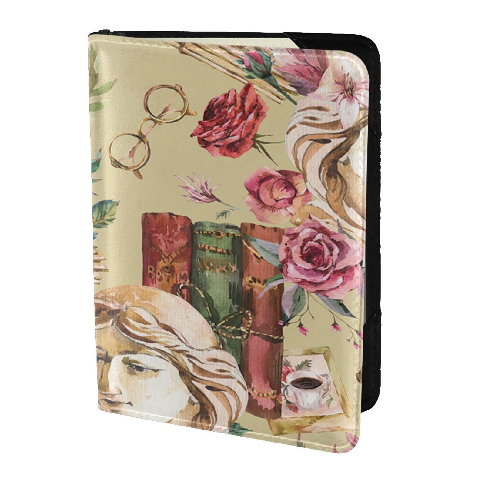 Vintage Rose Greece Passport A - Travel Accessories Greece 评论和价格