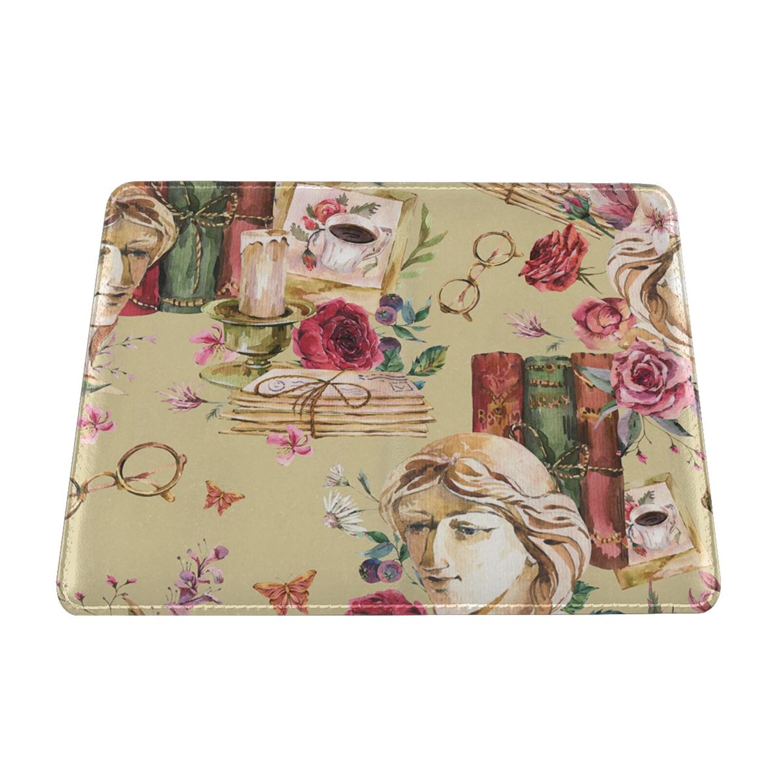Vintage Rose Greece Passport A - Travel Accessories Greece 评论和价格