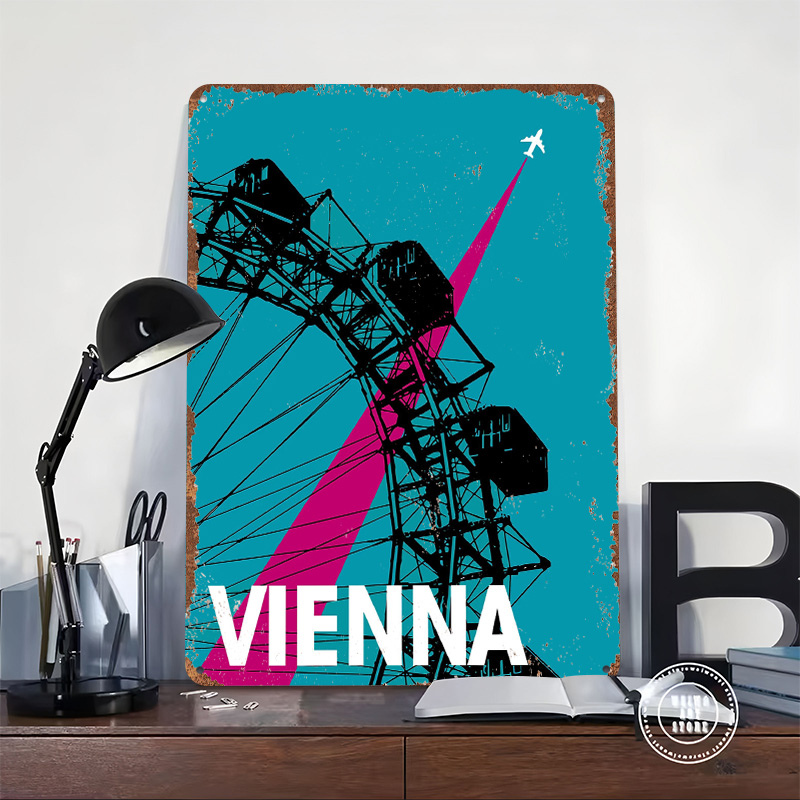 Vienna Travel With Ferris Whee - Travel Accessories For Europe 评论和价格