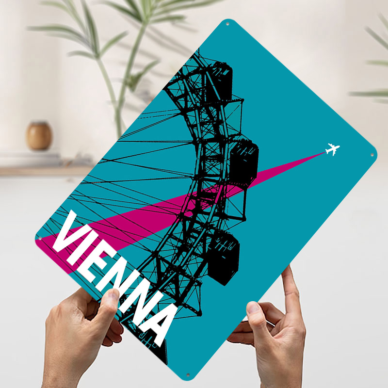 Vienna Travel With Ferris Whee - Travel Accessories For Europe 评论和价格