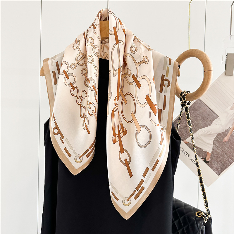 Summer Silk Small Scarf Women  - Travel Accessories Neck 评论和价格