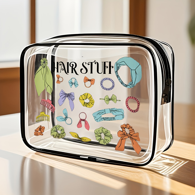 1pc Clear Makeup Bag Transpare - Toiletry Bag Tsa 评论和价格