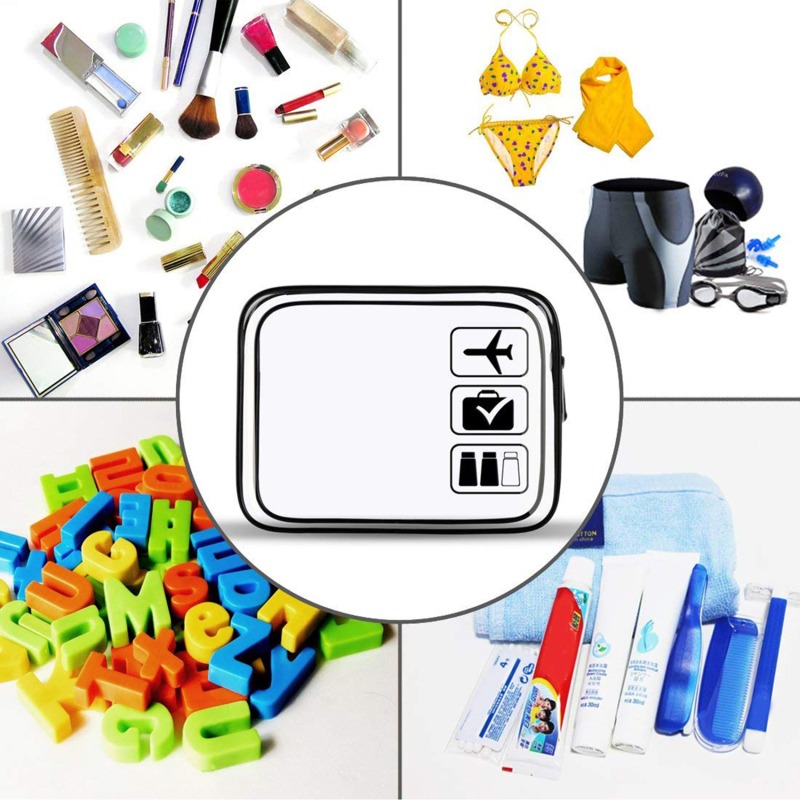 Clear Zippered Makeup Organize - Toiletry Bag Tsa 评论和价格