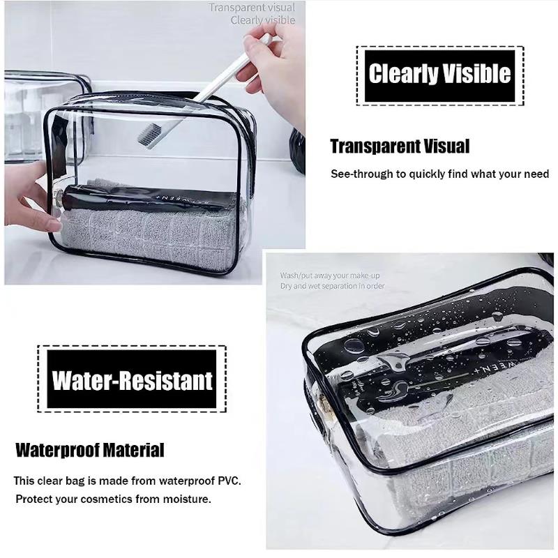Clear Zippered Makeup Organize - Toiletry Bag Tsa 评论和价格
