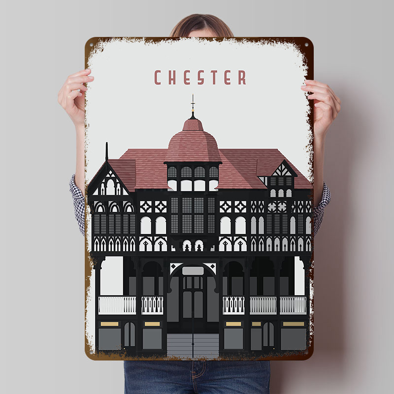 Chester Travel Printing Poster - Travel Accessories For Europe 评论和价格