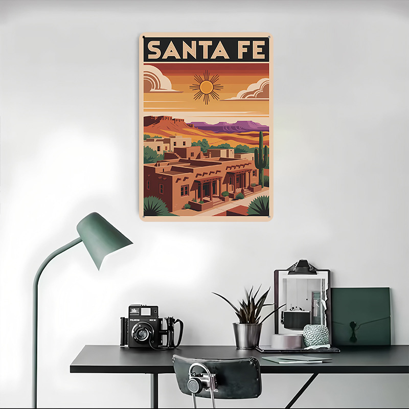Santa Fe Travel Poster Customi - Travel Accessories For Europe 评论和价格