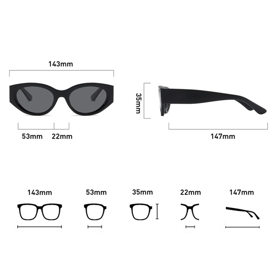 Women Men Classic Cat-Eye Pola - Travel Accessories For Men 评论和价格