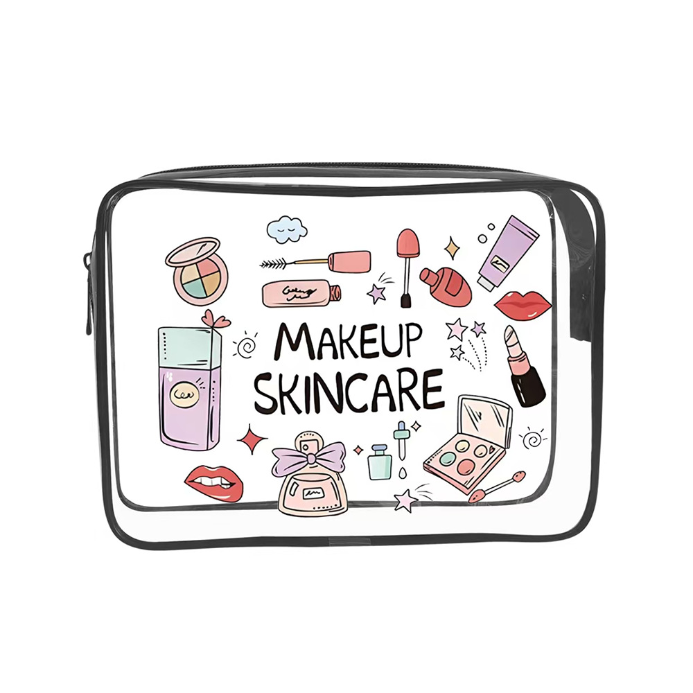 1PC Clear Makeup Bag Travel To - Toiletry Bag Tsa 评论和价格