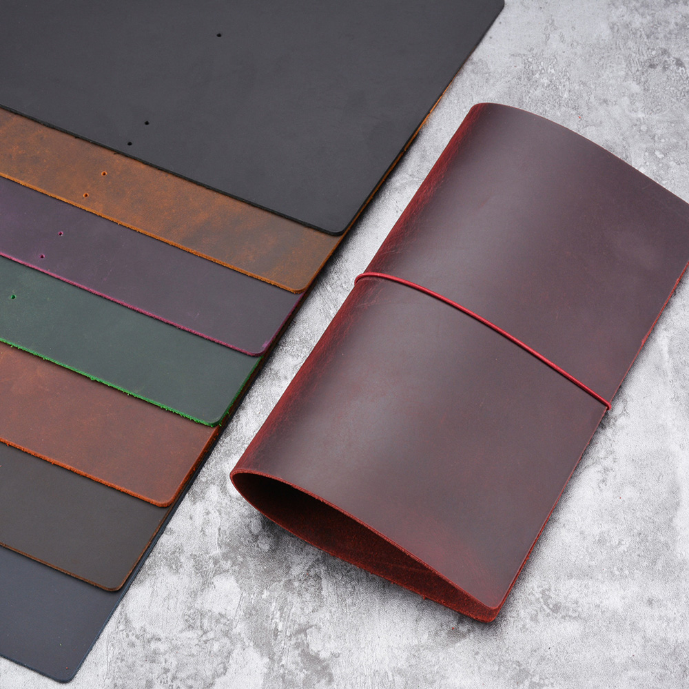 DIY Notebook Cover Crazy Horse - Travel Journal Accessories 评论和价格