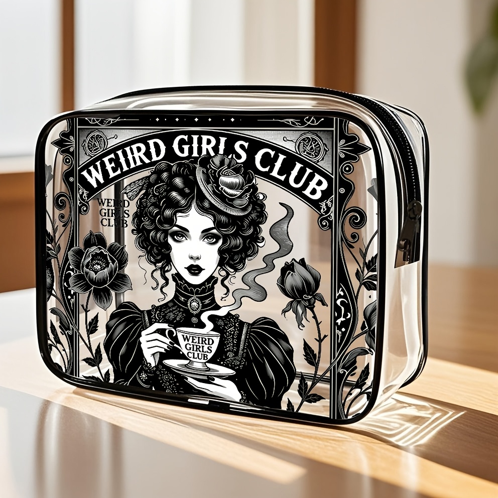 1PC Clear Makeup Bag Travel To - Toiletry Bag Tsa 评论和价格