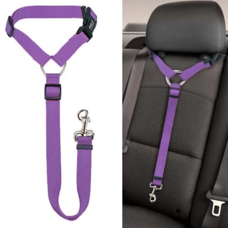 Adjustable Pet Car Seat Belt D - Travel Accessories For Dogs 评论和价格