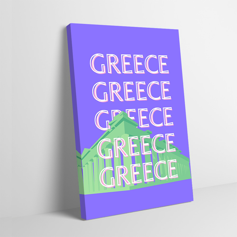 Greece Travel Poster Customiza - Travel Accessories Greece 评论和价格