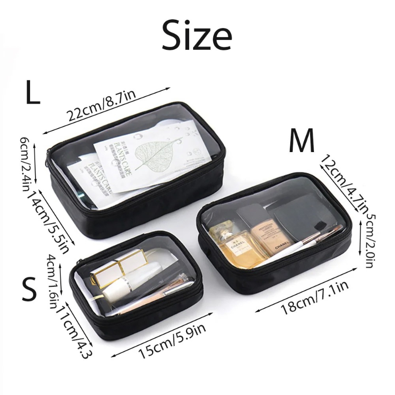 Women Clear Makeup Bag,Waterpr - Toiletry Bag Tsa 评论和价格