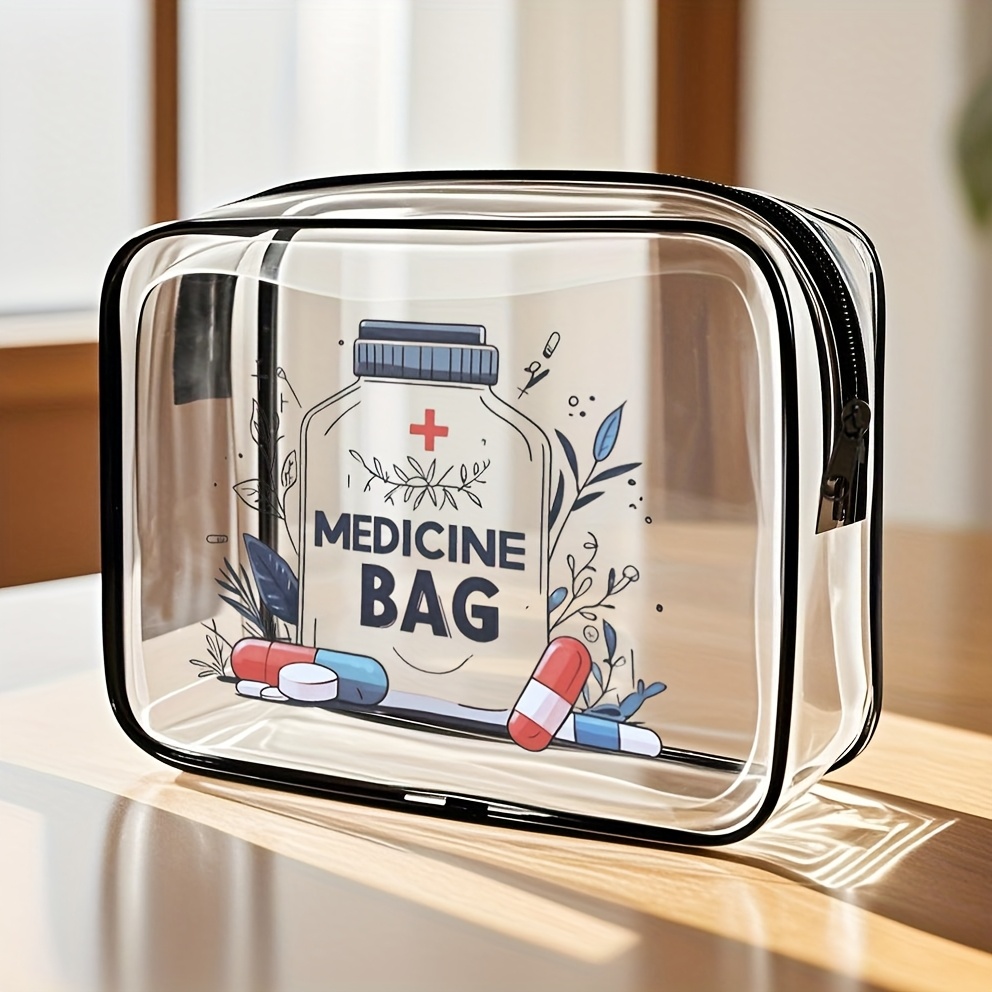 1pc Clear Makeup Bag Transpare - Toiletry Bag Tsa 评论和价格