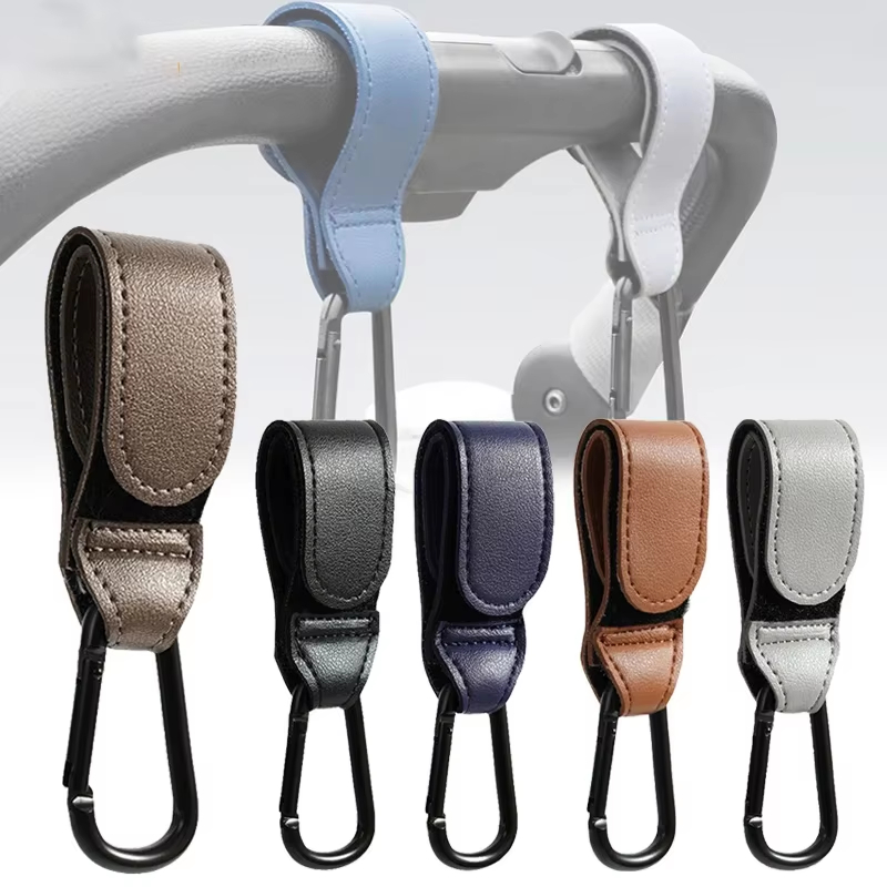 2Pcs Leather Cart Hooks Baby S - Travel Accessories For 1 Year Old 评论和价格