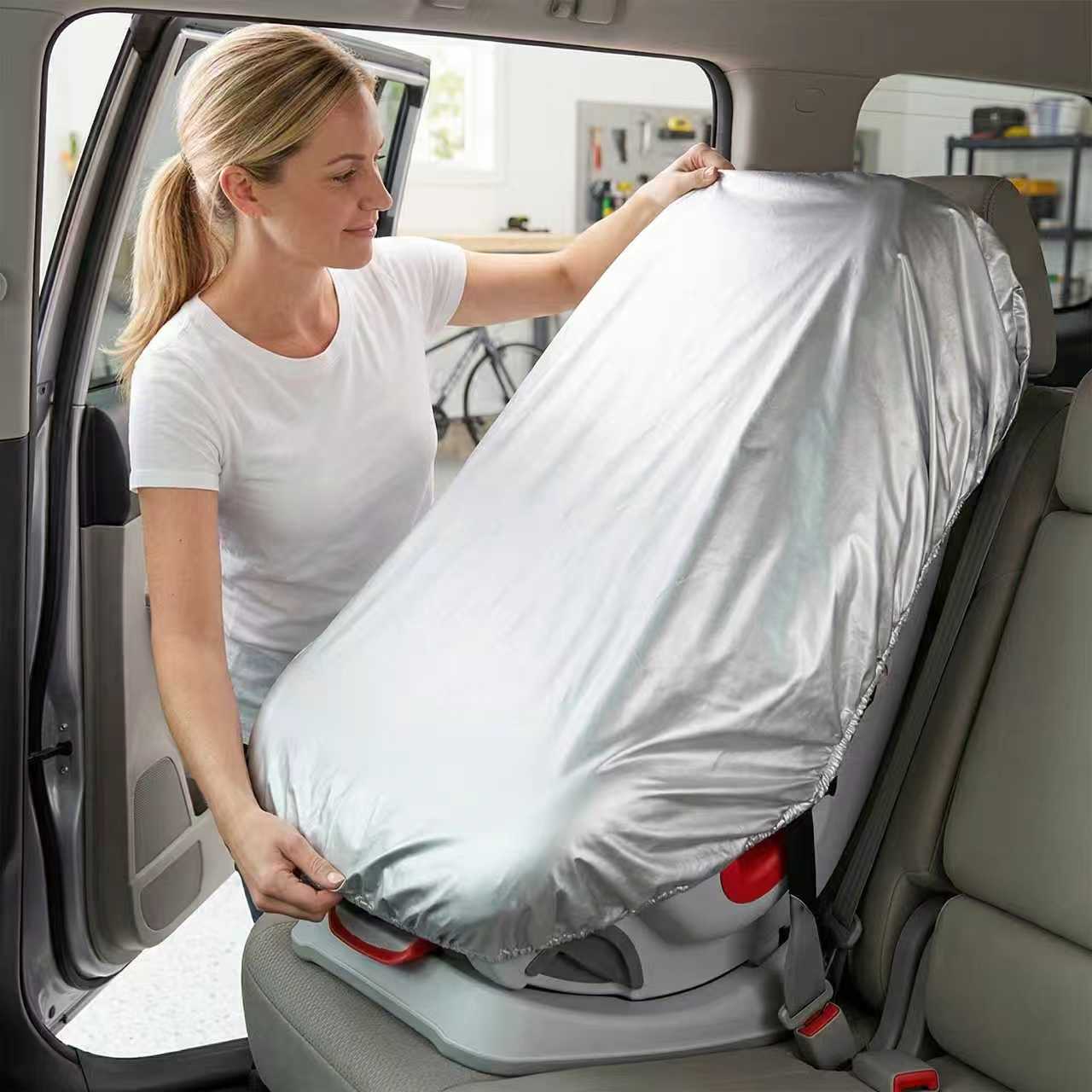 1PC Silver  Baby Car Seat Sun  - Travel Accessories For 1 Year Old 评论和价格