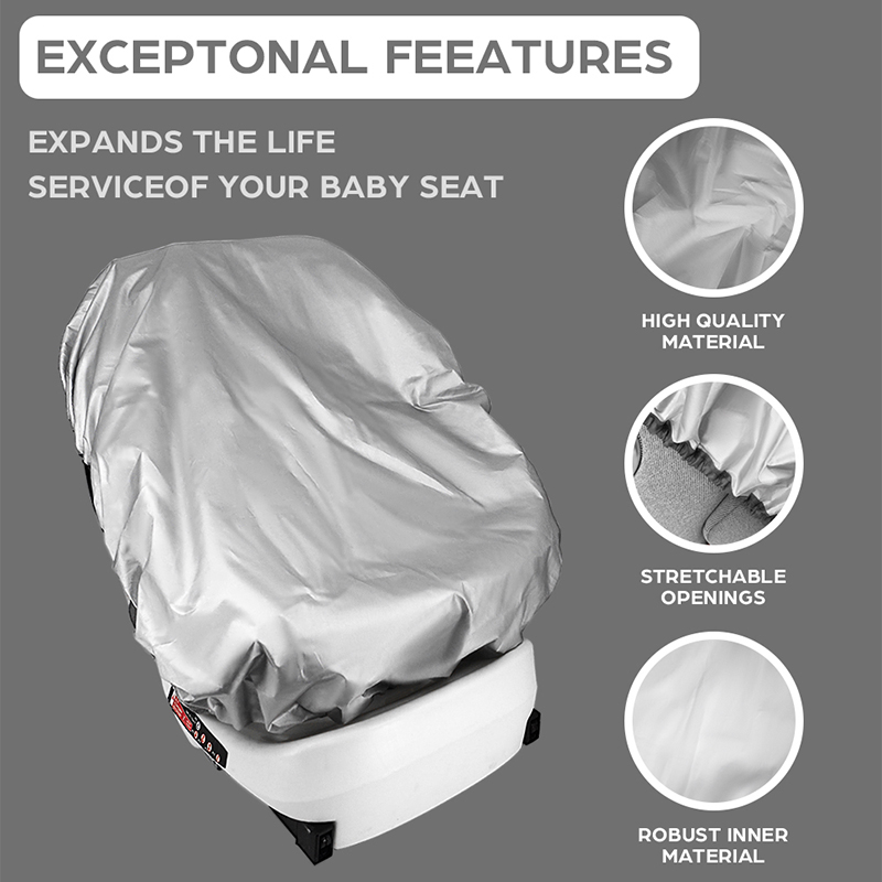 1PC Silver  Baby Car Seat Sun  - Travel Accessories For 1 Year Old 评论和价格