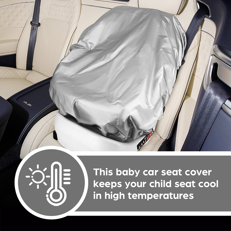 1PC Silver  Baby Car Seat Sun  - Travel Accessories For 1 Year Old 评论和价格