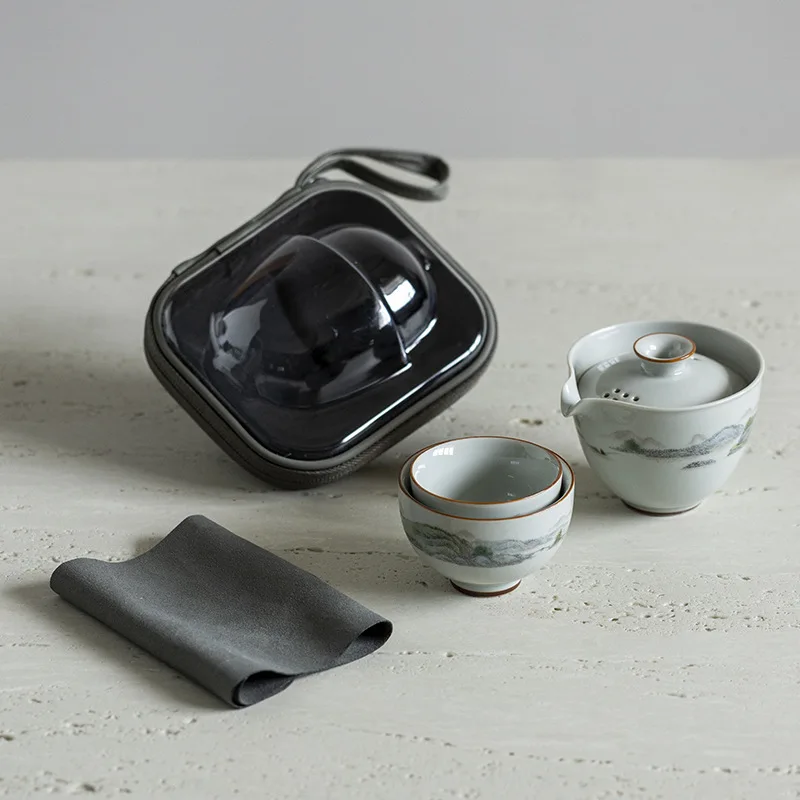 Shanshui One Pot Two Cups Port - Travel Accessories Company 评论和价格