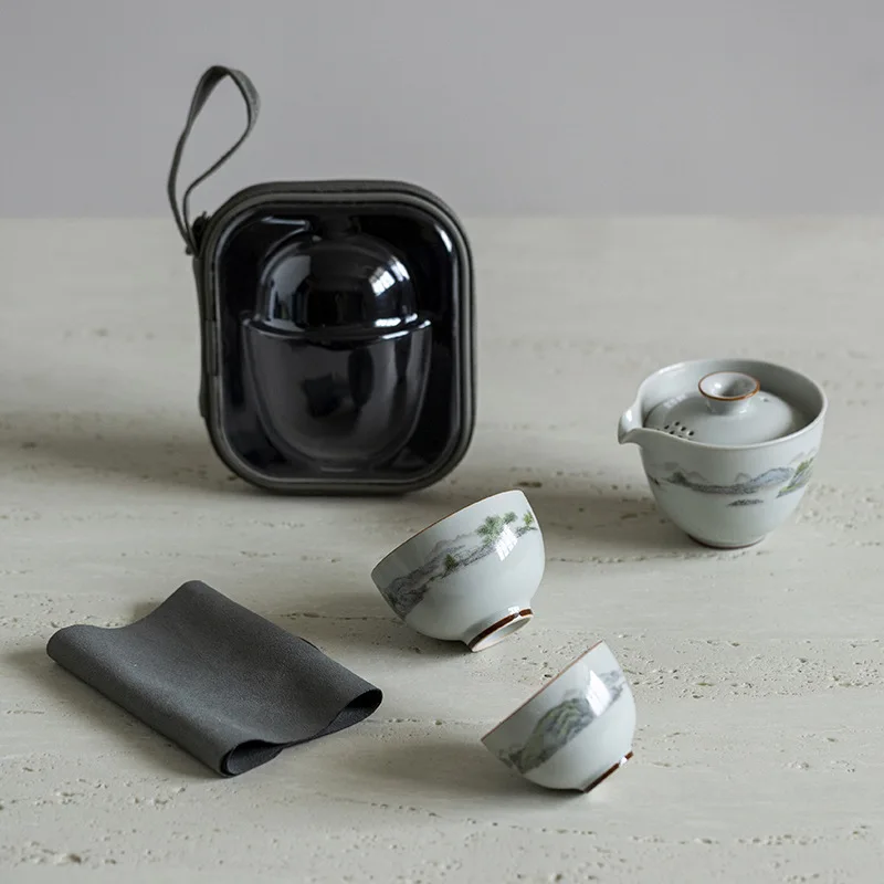 Shanshui One Pot Two Cups Port - Travel Accessories Company 评论和价格